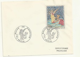 SALON DE L'ENFANCE  PARIS  31 OCT 1965 - Temporary Postmarks