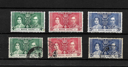 Hong Kong KGVI 1937 Coronation, Complete Set MM & Used (7068) - Neufs