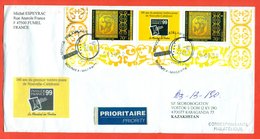 New Caledonia 1999.Stamp On Stamp.. The Envelope Past Mail. Airmail. Special Stamp. - Brieven En Documenten