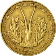 Monnaie, West African States, 10 Francs, 1971, Paris, TB+ - Ivory Coast