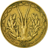 Monnaie, West African States, 10 Francs, 1968, Paris, TB+ - Ivory Coast