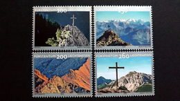 Liechtenstein 1902/5 **/mnh, Gipfelkreuze (II); SEPAC: Spektakuläre Ausblicke - Unused Stamps
