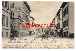 Soden 1902, Königsteinerstrasse - Nach Mittweida - Bad Soden