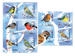 Zweden  2018  Kerstmis Wintervogels  Winterbirds   Boekje Booklet   !!    Postfris/mnh - Neufs