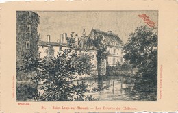 CPA - France - (79) Deux-Sèvres - St-Loup-sur-Thouet - Les Douves Du Château - Saint Loup Lamaire