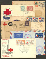 TOPIC RED CROSS: 6 Covers Of Varied Countries And Periods, Very Attractive! - Cruz Roja