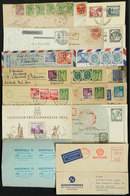 GERMANY: 17 Covers, Cards, Etc. Used In Varied Periods, Most To Brazil, There Are Interesting Postages And Cancels. The  - Lettres & Documents