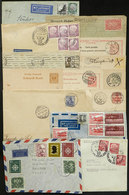 GERMANY: 14 Covers, Cards, Postal Stationeries Etc., Most Posted Between 1901 And 1956, Interesting, Low Start! - Covers & Documents