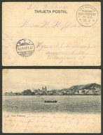 GERMANY: Postcard With View Of Las Palmas, Sent To Bremen On 15/FE/1904 With Free Frank Of The German Navy, Interesting! - Briefe U. Dokumente
