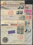 GERMANY: 10 Airmail Covers Sent To Brazil + 1 To New York Between 1931 And 1937, There Are Interesting Frankings And Pos - Brieven En Documenten