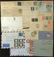 GERMANY: 14 Covers And Cards Posted Between 1946 And 1963, Including Some Very Interesting Pieces, High Retail Value, Fi - Brieven En Documenten