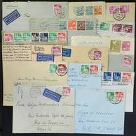 GERMANY: 15 Covers Sent To Brazil In 1947/9, Interesting! - Lettres & Documents