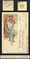 GERMANY: Lady Rading A BICYCLE, Ed. Philipp & Kramer, Artist-signed PC Used On 25/MAY/1898, VF Quality! - Andere & Zonder Classificatie