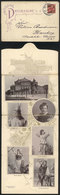 GERMANY: DRESDEN:old Folded Card With Views Of Several Opera Singers And Actors (Georg Anthes, Karl Perron, Erika Wedeki - Altri & Non Classificati