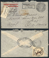 ARGENTINA: Cover Of The Consulate Of Brazil In Buenos Aires Sent To Rio De Janeiro On 21/AP/1943 With Panamerican Diplom - Préphilatélie