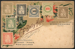 ARGENTINA: Advertising For C. F. Bally Hijos With Offices In Buenos Aires And Montevideo, Schoenwerd Shoe Factory, And O - Argentinien