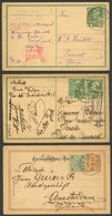 AUSTRIA: 3 Cards Used In 1892 (1) And 1916 (2), The Latter Censored, Interesting! - Cartas & Documentos