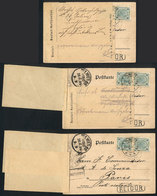AUSTRIA: Postcard Sent From Wien To Paris On 26/AP/1904 And Returned To Sender, With Interesting Postal Marks And 2 Labe - Brieven En Documenten