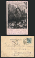 AUSTRIA: Englischer Garten, Gruss Aus Der Alpenwirtschaft, Used In 1901, Excellent Quality! - Other & Unclassified
