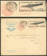 BELGIUM: Cover Sent To Brazil On 31/MAR/1932, With Meter Postage For 1.75Fr. Of The PORTLAND Co., With A Slogan Cancel F - Other & Unclassified