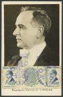 BRAZIL: RHM.C-133, 1938 Getulio Vargas, Very Nice Maximum Card, VF Quality! - Lettres & Documents