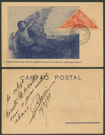 BRAZIL: Year 1947, Semana Da Asa, Maximum Card, VF Quality! - Brieven En Documenten