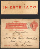 BRAZIL: RHM.CB-83, Used Lettercard, Fine Quality, Catalog Value 180Rs. - Postwaardestukken