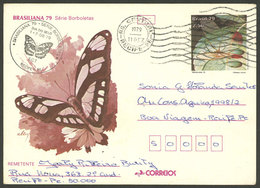 BRAZIL: RHM.160, Postal Card Used On 11/DE/1979, Very Fine Quality, Rare! - Entiers Postaux