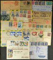 BRAZIL: 14 Covers, Postal Stationeries Etc. Used Between 1890 And 1970, With Some Good Postages And Interesting Postmark - Cartes-maximum