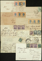 BRAZIL: 8 Postcards Used Between 1904 And 1936, Interesting Postages And Cancels, Fine To VF General Quality! - Cartes-maximum