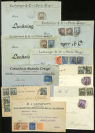 BRAZIL: 11 Covers Posted Between 1908 And 1925, Interesting Postages And Postmarks, VF General Quality, Low Start! - Cartoline Maximum