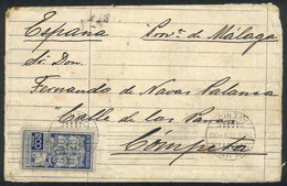 BRAZIL: Cover Franked By RHM.C-9 ALONE, Sent From Rio To Spain On 26/MAY/1911, VF Quality, Catalgo Value 380Rs. - Cartoline Maximum