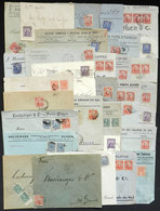 BRAZIL: Over 50 Old Used Covers, There Is A Nice Range Of Postages, Cancels And Commercial Corner Cards. Some With Defec - Cartoline Maximum