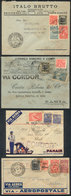 BRAZIL: More Than 50 Airmail Covers (few Are Fronts Of Covers) Posted Mainly Between 1929 And 1932, With Some Nice Posta - Maximum Cards