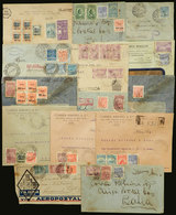 BRAZIL: 14 Covers + 1 Front Posted By Airmail Between 1930 And 1936, With Some Very Interesting Postages And Postmarks,  - Maximum Cards