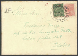 BRAZIL: 13/DE/1930 Porto Alegre - Pelotas, Cover Flown By VARIG, Franked By RHM.V-2, Very Fine Quality! - Cartes-maximum