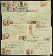 BRAZIL: 12 Airmail Covers Used In The Early 1930s, Most Of Fine Quality, There Are Some Interesting Postages And Cancels - Cartes-maximum