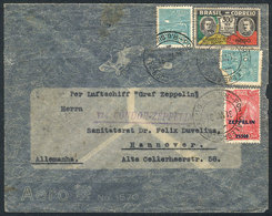 BRAZIL: ZEPPELIN: Cover Sent From Santa Cruz To Germany On 31/AU/1931, Very Nice! - Cartoline Maximum