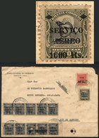 BRAZIL: Airmail Cover Sent From Porto Alegre To Rio On 4/FE/1932, One Of The Stamps Of The Postage RHM.A-8 (Sc.C8) With  - Cartes-maximum