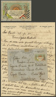 BRAZIL: Cover And Entire Letter Sent From Sao Paulo To A Soldier In Itapetininga On 26/SE/1932, Franked With Militar Fre - Cartes-maximum