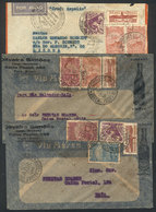 BRAZIL: 3 Airmail Covers Of 1933 And 1934, All With Nice Postages Including RHM.C-64, Fine Quality! - Cartes-maximum