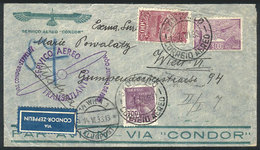 BRAZIL: ZEPPELIN: Cover Sent From Sao Paulo To Austria On 7/JUN/1933, VF Quality! - Cartes-maximum