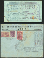 BRAZIL: 6/FE/1934 Condor-Lufthansa First Flight From Pelotas To Germany. - Cartes-maximum
