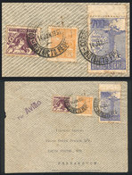 BRAZIL: Airmail Cover Sent From Rio To Pernambuco On 14/JA/1935, With Nice Franking For 1,000Rs., Attractive! - Cartoline Maximum