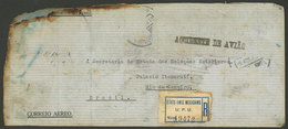 BRAZIL: PLANE CRASH: Diplomatic Cover Sent By Registered Airmail From Mexico To Rio De Janeiro On 5/AU/1939, With Notabl - Cartes-maximum