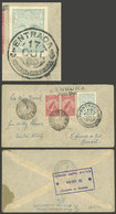 BRAZIL: Airmail Cover Sent From Rio To Santa Cruz On 16/OC/1939 By "Correo Aéreo Naval", With Special Label Of CAN, Inte - Cartes-maximum