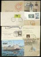 BRAZIL: SPECIAL POSTMARKS: 9 Covers Or Cards Used Between 1940 And 1985 With Interesting Commemorative Cancels, Very The - Cartoline Maximum