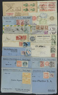 BRAZIL: 15 Covers Used In The 1940/50s, All Include In Their Postage One Or More Commemorative Stamps, Some Postages Are - Cartoline Maximum