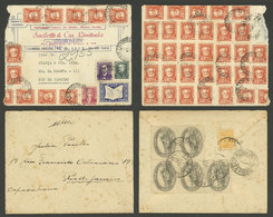 BRAZIL: 2 Covers With Very Nice Postages! - Maximum Cards