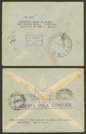 BRAZIL: Cover Sent To Rio On 24/JA/1945, With Military Postal Franchise, By A Soldier Of The F.E.B., With Interesting Po - Cartoline Maximum